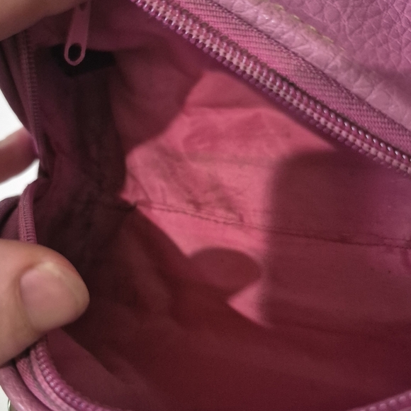 Tommy Hilfiger Mini Pink Leather Satchel With Detachable Shoulder Strap Vintage - Picture 8 of 16